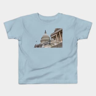 US Capitol Building Washington DC Kids T-Shirt